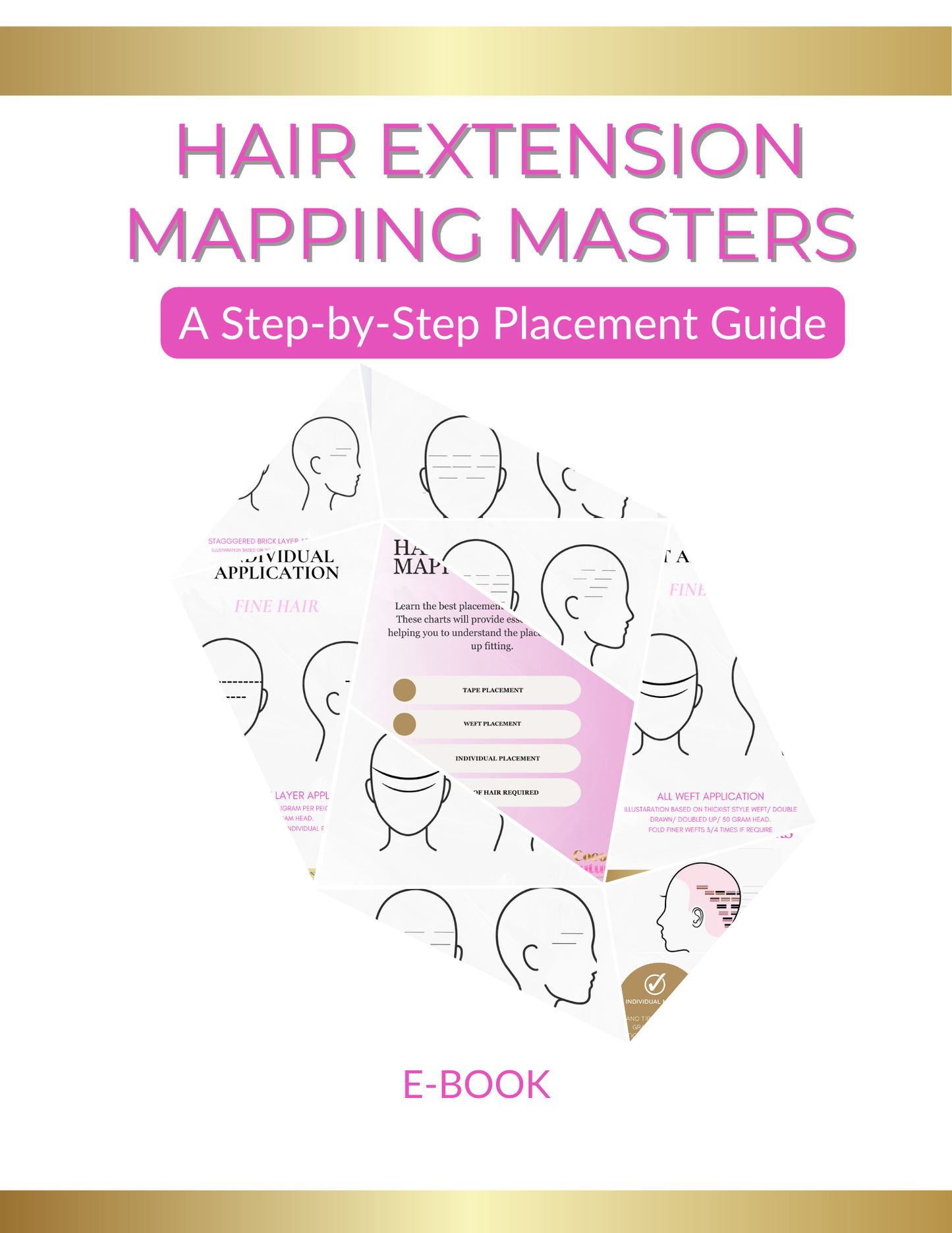 10 Hair Extension Placement Charts