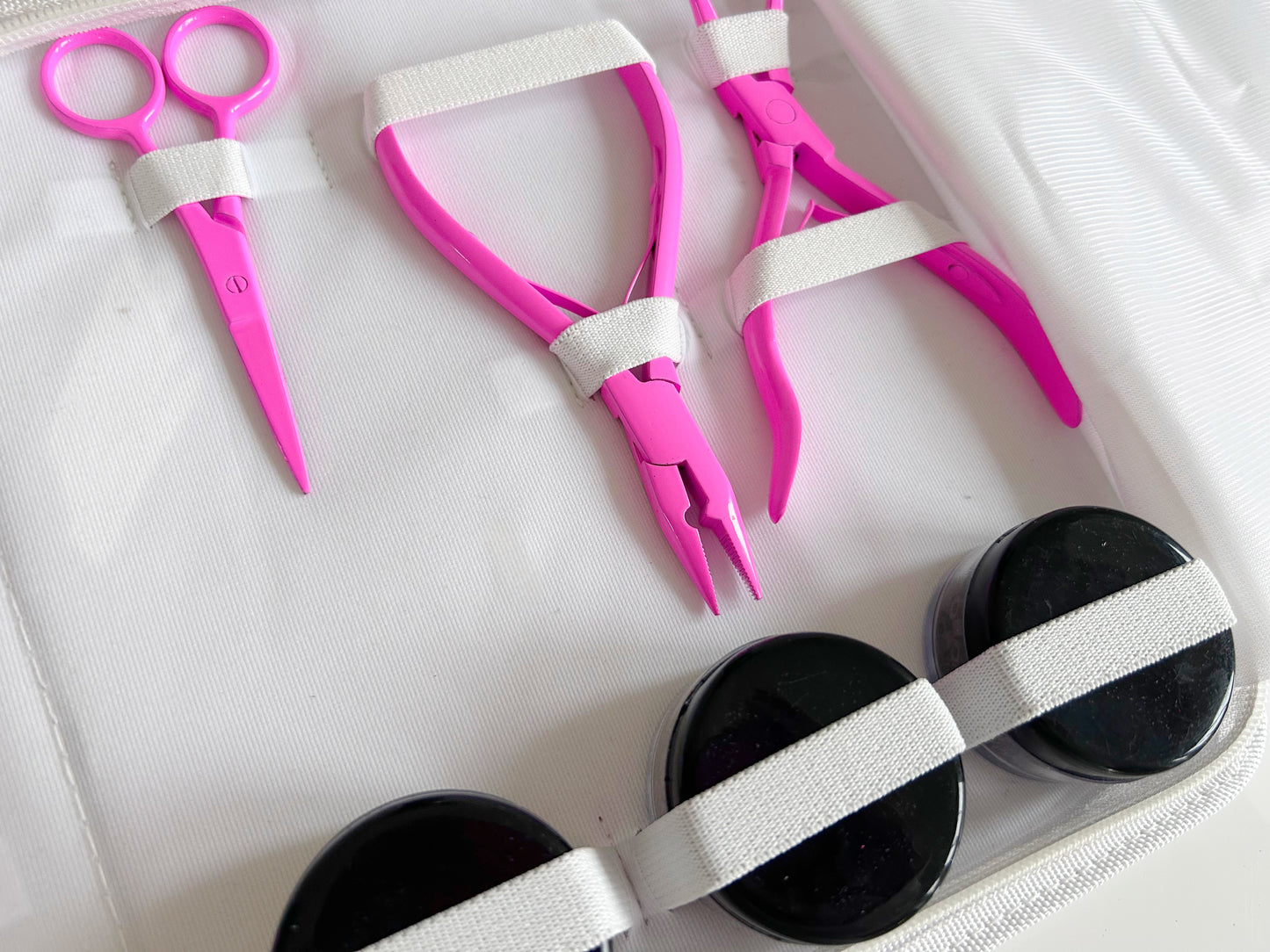 Luxury Pink Pro Hair Extension Kit