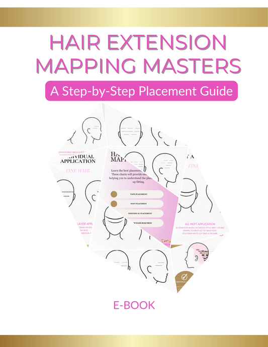 10 Hair Extension Placement Charts