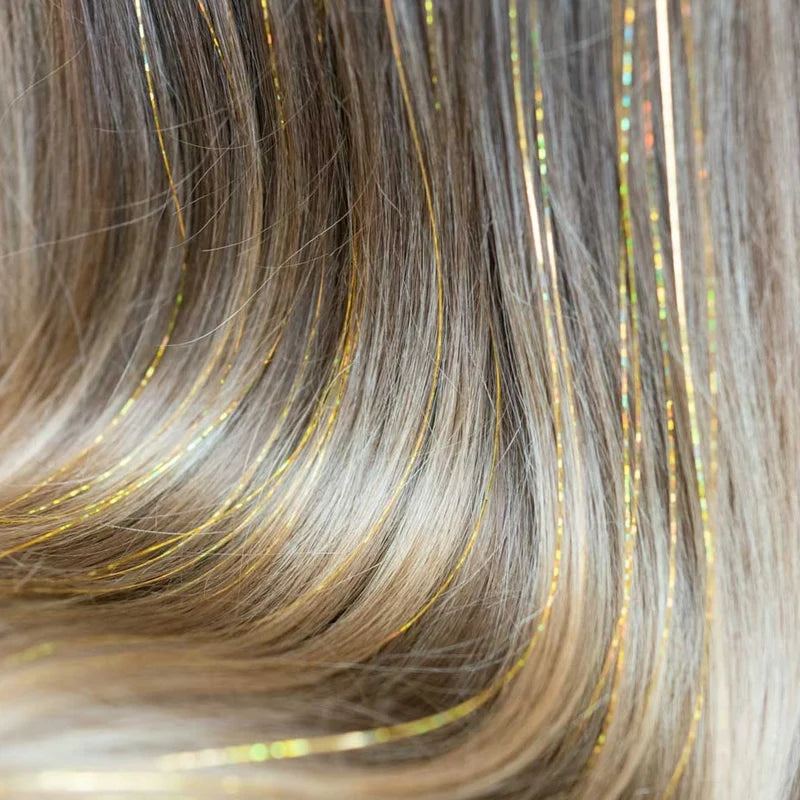 6000 Strands Hair Tinsel Kit in 20 Colors, Glitter Tinsel Hair Extensions (Copy)