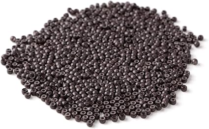 Silicone Lined Nano Rings Beads (1000PCS)