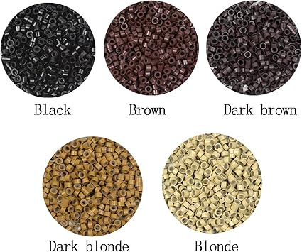 Silicone Lined Micro Rings 500Pcs 5.0mm