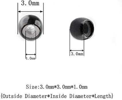 Silicone Lined Nano Rings Beads (1000PCS)